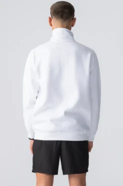 Ulan Sweat Zip Jakke - Hvid