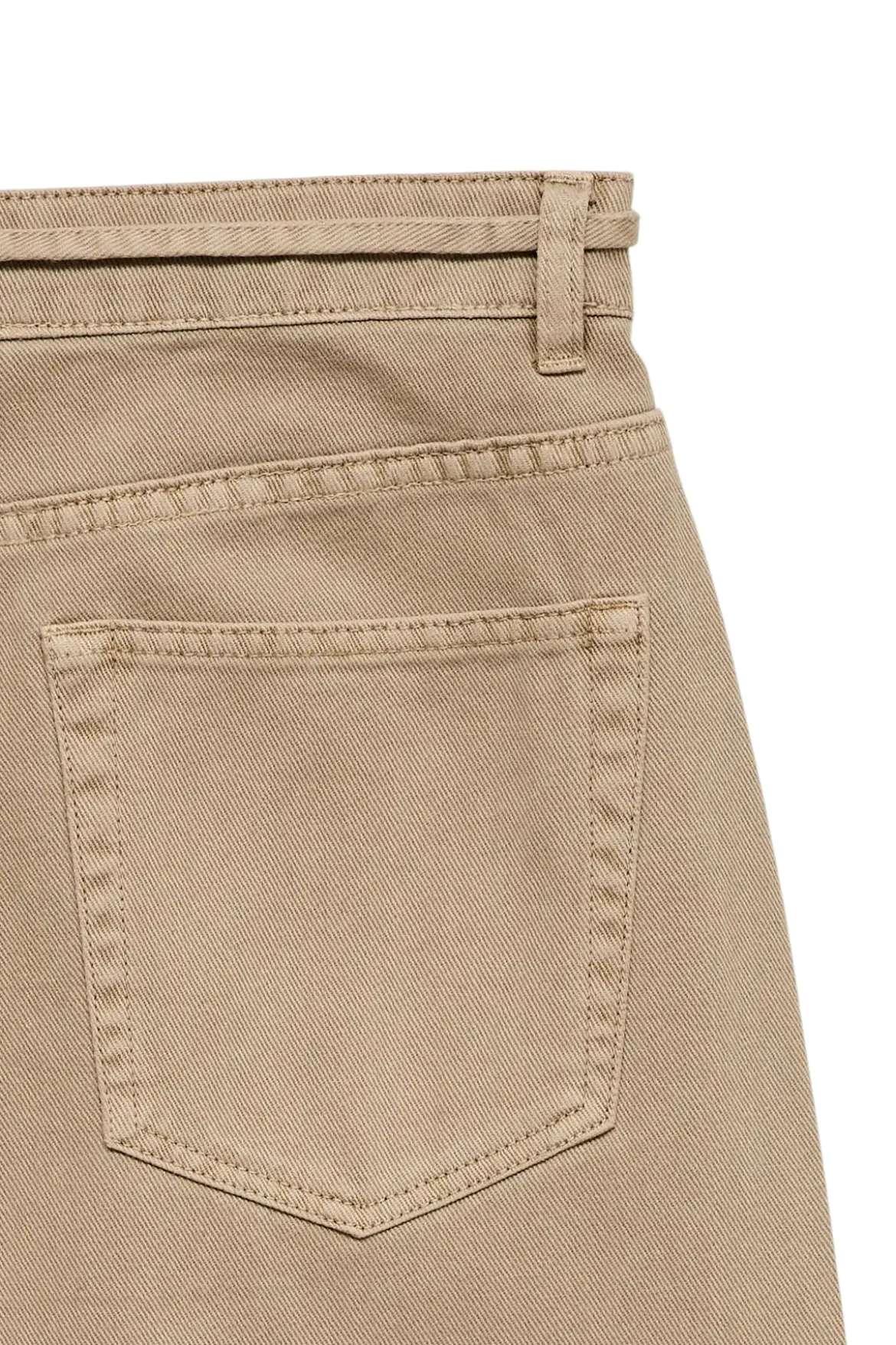 Wien Wide Belt Color Jeans - Silver Mink