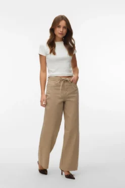 Wien Wide Belt Color Jeans - Silver Mink