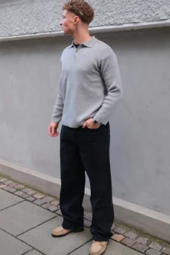 William Regular Jeans - Sort Denim