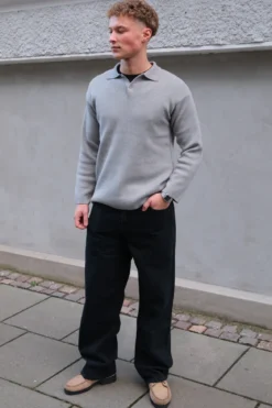 William Regular Jeans - Sort Denim