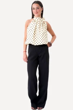 Wilma Top - Gul/Brun