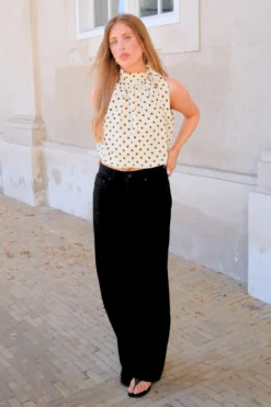 Wilma Top - Gul/Brun