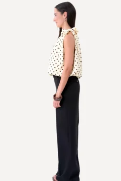 Wilma Top - Gul/Brun
