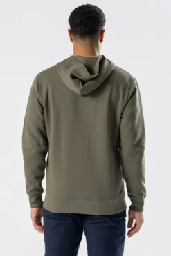 Zip Hoodie - Army Grøn