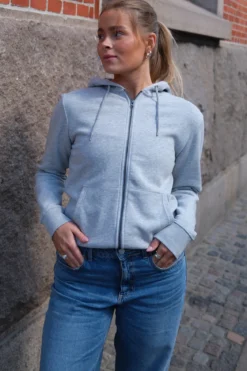 Zip Hoodie - Grå