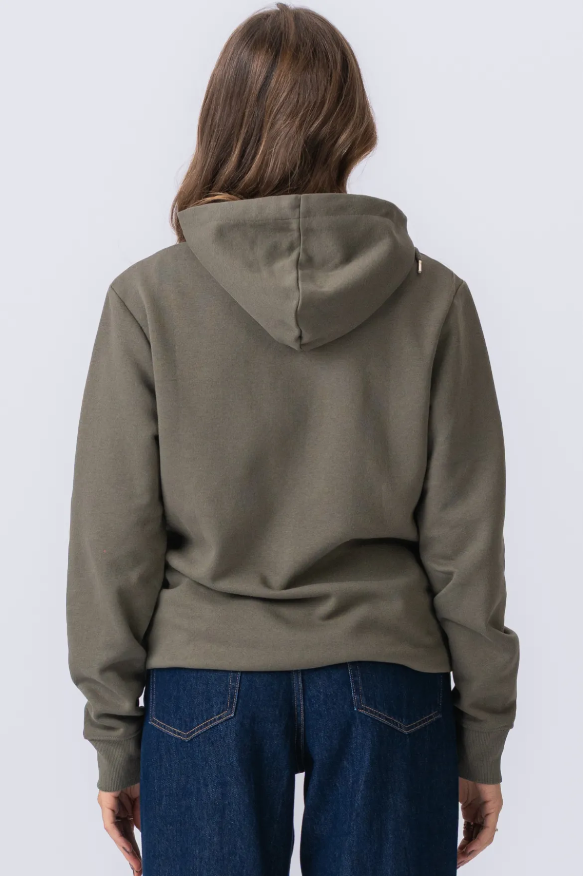Zip Hoodie - Grøn