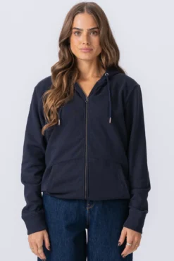Zip Hoodie - Navy