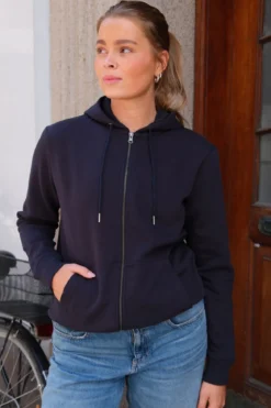 Zip Hoodie - Navy