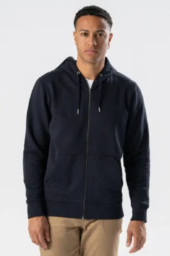 Zip Hoodie - Navy