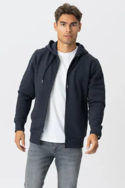 Zip Hoodie - Navy