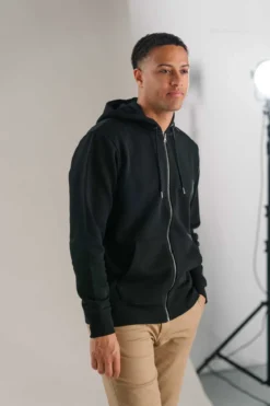 Zip Hoodie - Sort