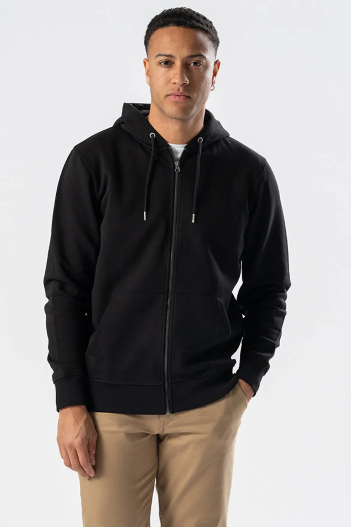 Zip Hoodie - Sort
