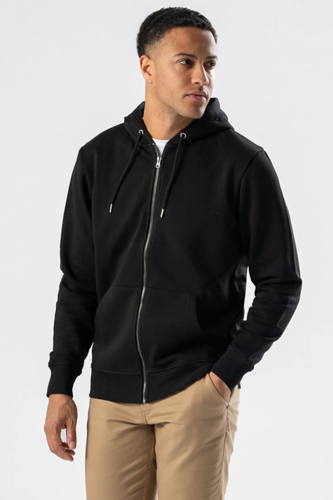 Zip Hoodie - Sort